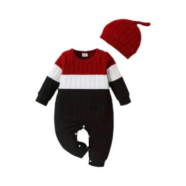 Imagem de Macacões De Outono Para Bebê Menino Recém-Nascido 3 Cores Manga Longa 