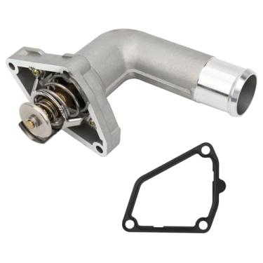Imagem de IRONTEK Conjunto de carcaça do termostato de arrefecimento do motor adequado para INFINITI 2001 I30/ 02-04 I35, para Nissan 01-08 Altima/ 02-08 Maxima/ 03-07 Murano/ 04-09 Quest substitui 902-5125