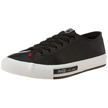 Imagem de Tênis Coca-Cola Shoes, Daytona Town, Feminino, Preto, 38