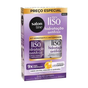 Imagem de Kit Shampoo Condicionador Meu Liso Antifrizz - Salon Line