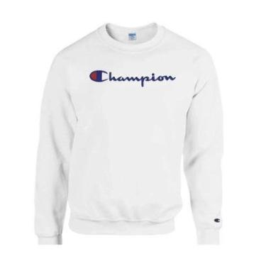 Imagem de Moletom Champion Felpado Gola Careca Fleece Off White-Masculino