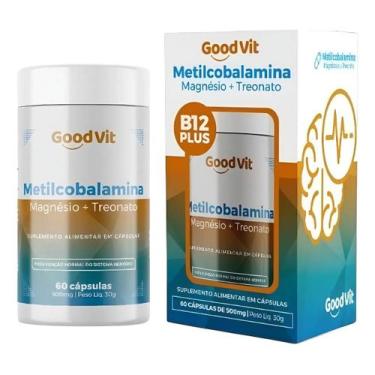 Imagem de Metilcobalamina Treonato Magnésio B12 60 Cápsulas Good Vit Sabor:Sem S