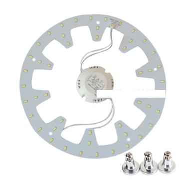 Imagem de Painel de LED 24W Painel de Luz de Teto Anel de Luz Círculo SMD 5730 Painel LED com Parafuso Ímã + Chave (Vermelho, 2 Conjuntos)