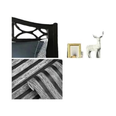 Imagem de Papel De Parede Autoadesivo Impermeável De 45CM, Fundo Em Grade DIY Pa