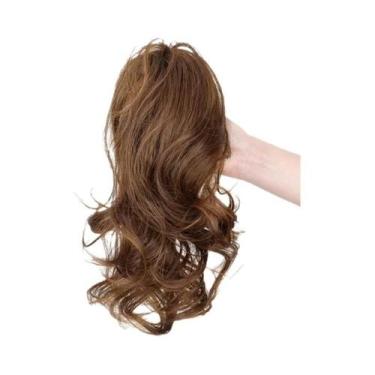 Imagem de Extensão De Rabo De Cavalo Curto E Cacheado De 12 Polegadas, Cabelo Si
