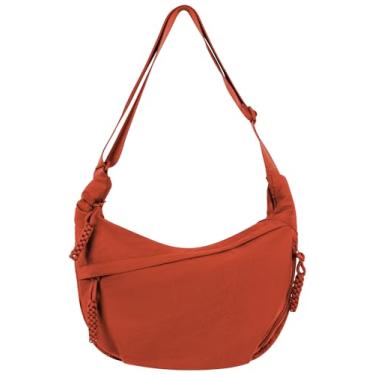 Imagem de avirl Bolsa tiracolo Crescent moderna bolsa tiracolo feminina pequena, Laranja