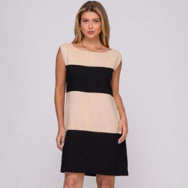 Imagem de Vestido Curto Sem Mangas B’Bonnie Luara /Preto-Feminino