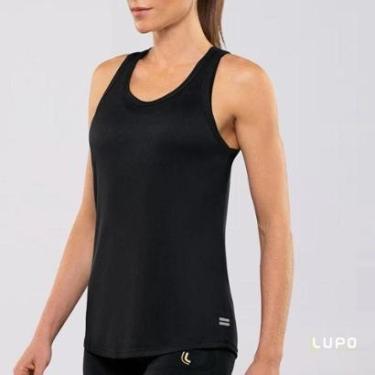 Imagem de Camiseta Lupo LSport AF Regata Basic Run Feminina - Preta-Feminino