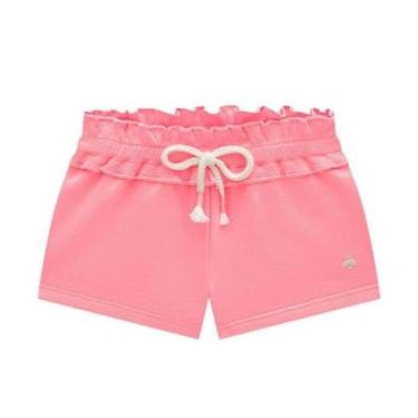 Imagem de Short Moletinho Infantil Menina Rosa Somnii-Feminino