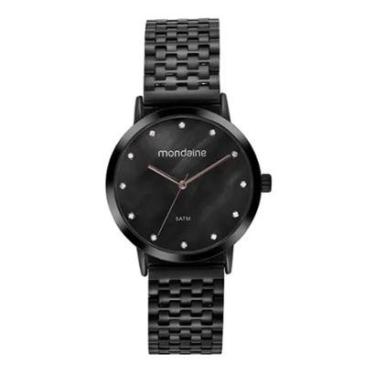 Imagem de Relógio Mondaine Feminino Madrepérola Preto 32819LPMVPE2-Feminino