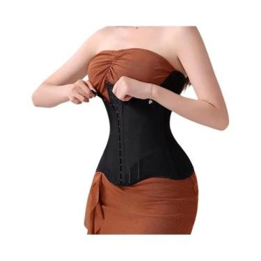 Imagem de Corset Modelador Feminino Em Forma De U Com Botões, Levanta Os Seios, 