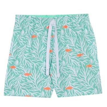 Imagem de Bermuda Infantil Menino Fundo do Mar Verde Nini & Bambini-Masculino