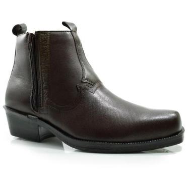 Imagem de Bota Masculina Ferracini de Couro New Country, 40, Marrom