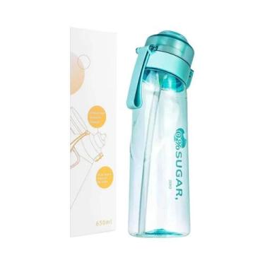 Imagem de Garrafa De Água Aromatizada De 650ml Com Cápsulas De Sabor, Copo De Be