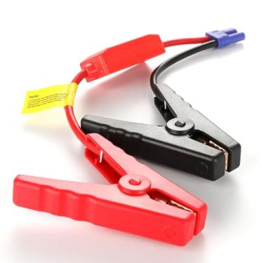 Imagem de Dioche Cabo Universal de Partida de Bateria de Carro, Cabo de Emergência Com Braçadeiras Resistentes para Revivificação Rápida de Bateria Morta, Fio de Silicone Macio 320 Mm 12,6 pol.