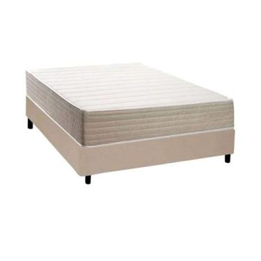 Imagem de Cama Box NOVO + Colchão Ortopédico Kappesberg D33 Anatômico Carmine + 