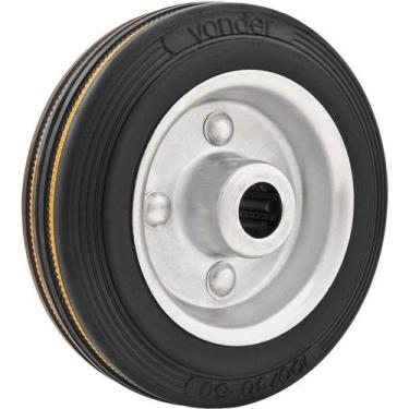 Imagem de Roda 3", de Borracha, Preta, Vonder OstenVonder