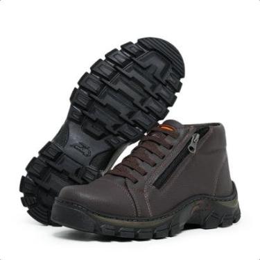 Imagem de Bota Masculina Coturno Trabalho Trilha Gel Confortável 7004-Masculino