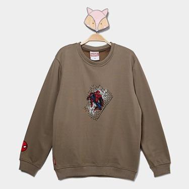 Imagem de Moletom Infantil Mooncity Homem Aranha Menino-Masculino