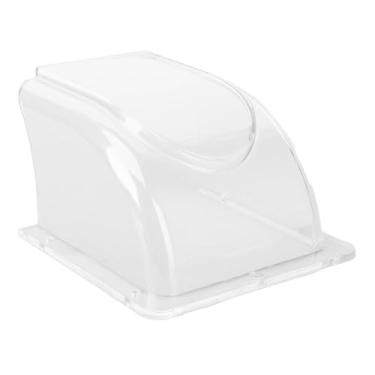 Imagem de Capa de chuva de campainha de plástico, protetor transparente com material de policarbonato de alta dureza, ajuste universal para máquina de controle de acesso, máquina de atendimento ao ar livre