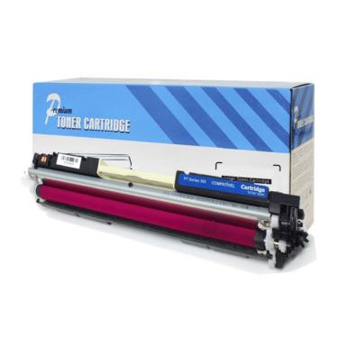 Imagem de Cartucho Toner Magenta P/ Impressoras Laser Compatível Ce313a Cf353a 313A 126a - H803