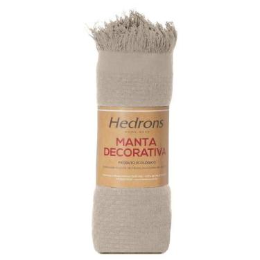 Imagem de Manta Decorativa para Sofá Búzios 1,2m x 1,45m - Hedrons, MARFIM