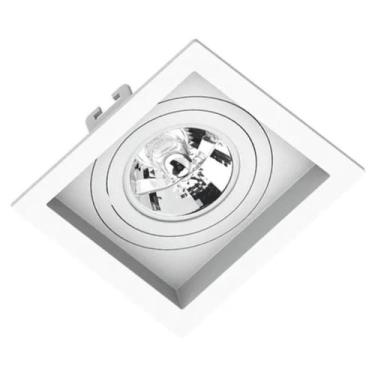 Imagem de Spot Embutir AR70 Quadrado Recuado Branco Save Energy SE-330.1048