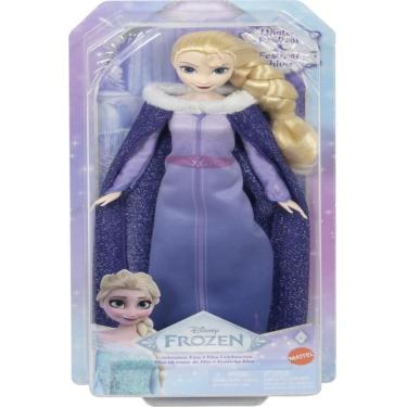 Imagem de Boneca Elsa Frozen Festival De Inverno Mattel - JDX41