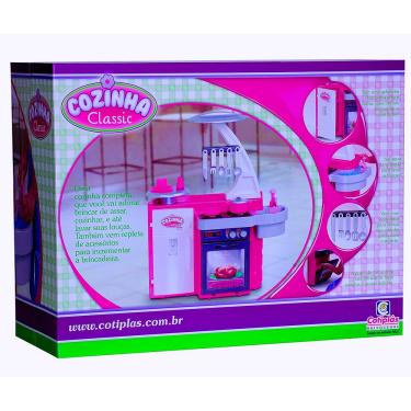 Imagem de Cozinha Classic com Acessórios - Classic - Rosa - 1601 - Cotiplás