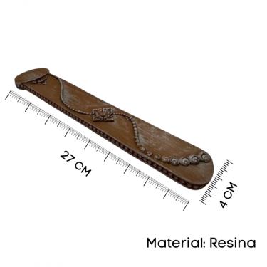 Imagem de Incensário Régua 27 cm Universal Palha Resina