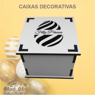Imagem de Mini Caixas de Páscoa Mod.01 - MDF Premium - RM Laser Art's