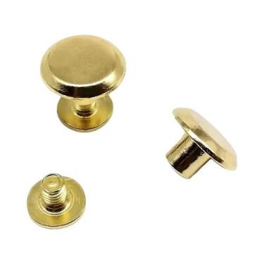 Imagem de Rebites Chicago De Cabeça Redonda De 10mm Com Parafuso, 20 Peças Para 