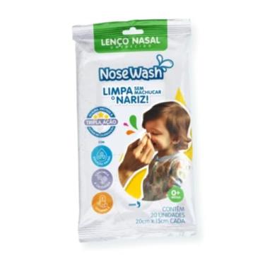 Imagem de Lenço Nasal NoseWash com soro fisiológico