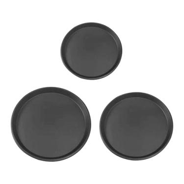 Imagem de Forma de pizza para forno - 1 conjunto de pratos antiaderentes para lava-louças, bandeja de servir pizza - para torta, bolo, biscoito, casa, cozinha, churrasco, piquenique