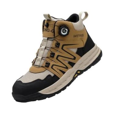 Imagem de Botas De Segurança Masculinas Com Biqueira De Aço E Entressola De Kevl