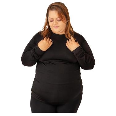 Imagem de Camisa UV Feminina Manga Longa Camiseta Proteção Solar 50+ Térmica Segunda Pele Praia Piscina Bike-Feminino