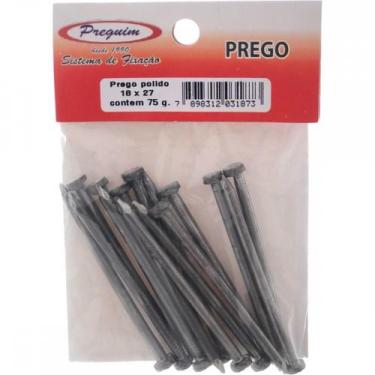 Imagem de Cartela Prego Preguim Com Cabeca 18X27 (3,40X62mm) (3,40X62mm) Com 75 
