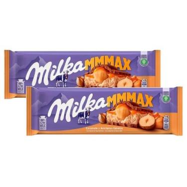 Imagem de Kit 2 Chocolate Milka Toffee Ganznuss 300G