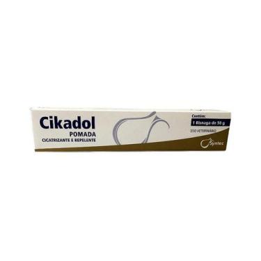 Imagem de Cikadol Pomada 50g Syntec  Regenerador e Cicatrizante para Cães e Gato
