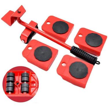 Imagem de Suporte De Rodinhas Transporte De Móveis Pesados Geladeira - Shopbr