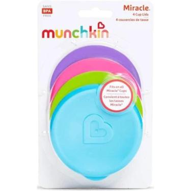 Imagem de Kit com 4 Tampas Coloridas para Copos 360º Munchkin