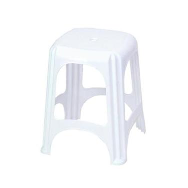 Imagem de Banqueta plast. branca tramontina