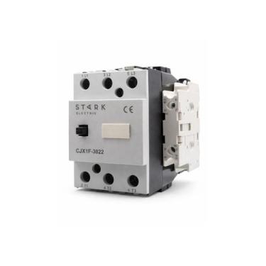 Imagem de Contator Tripolar CJX1F 3822 2NA + 2NF 38Amp. - 220Volts - Stark Elect