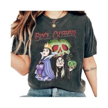 Imagem de Camiseta Disney De Halloween Com Tema Da Rainha Vilã, Branca De Neve, 