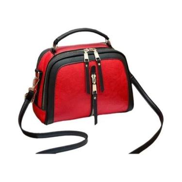 Imagem de Bolsas De Designer Femininas Em Couro PU De Cor Sólida Luxuosas Moda B