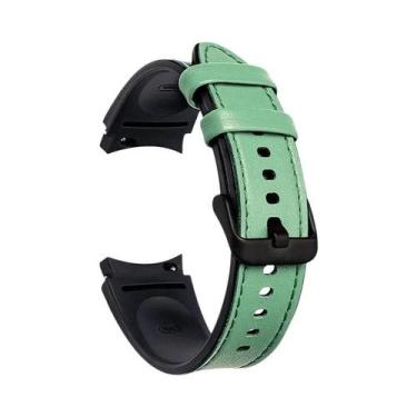 Imagem de Pulseira De Substituição Em Silicone E Couro Para Samsung Galaxy Watch