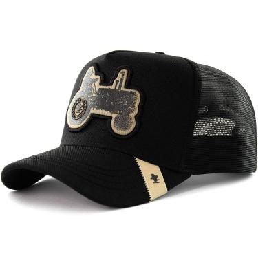 Imagem de Boné Sacudido`s Trator - Preto