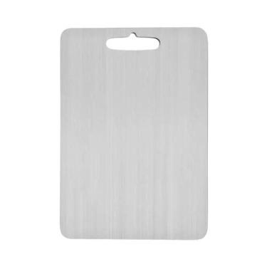 Imagem de Tábua De Corte De Aço Inoxidável Dupla Face De Titânio De Grau Aliment