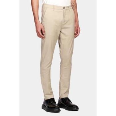 Imagem de Calça Chino Skinny Clássica Sarja Areia-Masculino