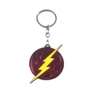 Imagem de Chaveiro Com Logo Do Super-Herói Flash, Pingente De Metal Para Mulhere